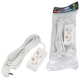 Удлинитель Uniel Ultra 2гн х 5м с/з S-GCU2-5 White UL-00009999