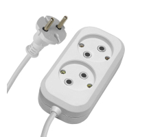 Удлинитель Stekker Home 2гн 2м б/з HM01-20-02 39201