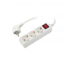 Удлинитель Uniel 3гн х 5м с/з Standard S-GCD3-5B 02922