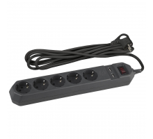 Сетевой фильтр ЭРА USF-5es-1.5m-USB-B Б0019036
