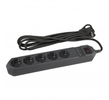Сетевой фильтр ЭРА USF-5es-1.5m-USB-B Б0019036