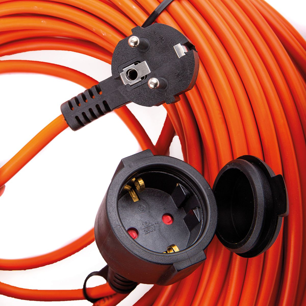 Удлинитель-шнур 1-местный ПВС с/з 3*1,5мм2, IP54, 20м, 16А Standart STD08-31-20 50344