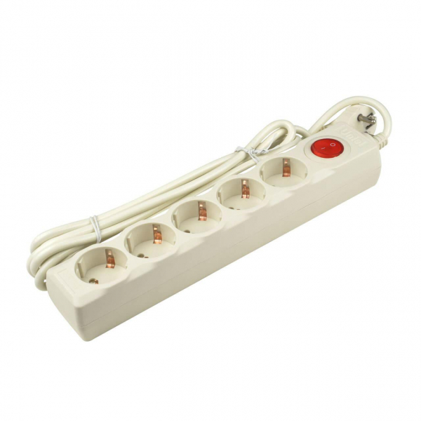 Сетевой фильтр Uniel 5гн х 3м с/з Universal S-GSU5-3 Ivory UL-00001745 Сетевой фильтр Uniel 5гн х 3м с/з Universal S-GSU5-3 Ivory UL-00001745