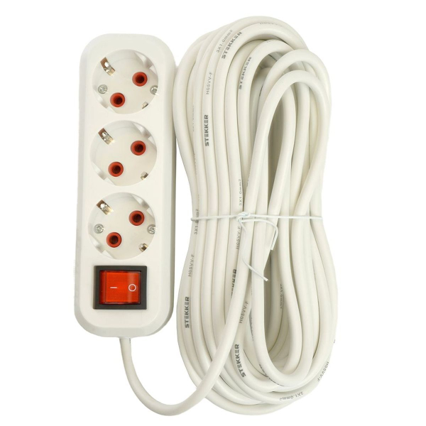 Удлинитель Stekker Home 3гн 7м с/з HM07-31-07 49356