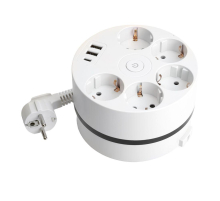 Удлинитель Stekker Comfort 5гн 2USB+С 2,5м с/з Comfort HM10-51-01 49591