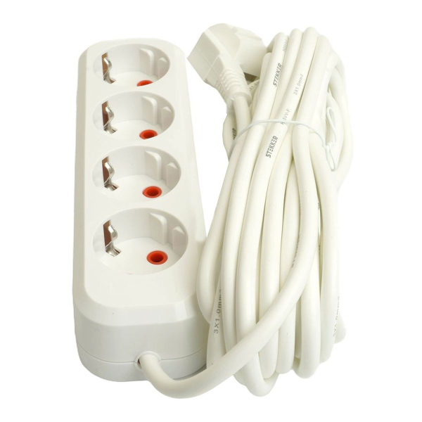 Удлинитель Stekker Home 4гн 5м с/з HM06-40-05 49352