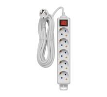 Удлинитель Duwi 5гн 5м с/з 32063 0