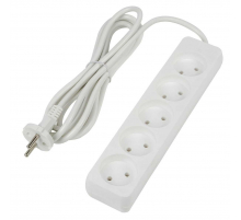 Удлинитель Uniel Ultra 5гн х 3м б/з S-CU5-3 White UL-00009990