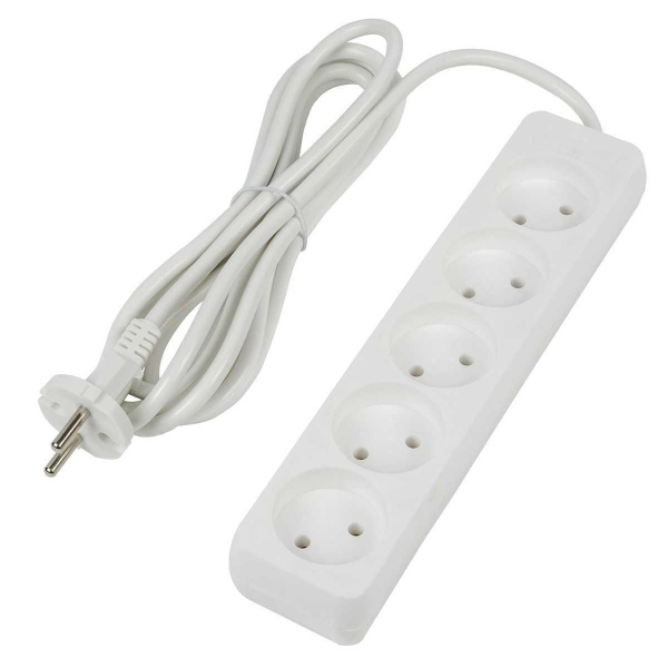 Удлинитель Uniel Ultra 5гн х 3м б/з S-CU5-3 White UL-00009990 Удлинитель Uniel Ultra 5гн х 3м б/з S-CU5-3 White UL-00009990