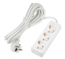 Удлинитель Uniel Ultra 3гн х 5м с/з S-GCU3-5 White UL-00010002