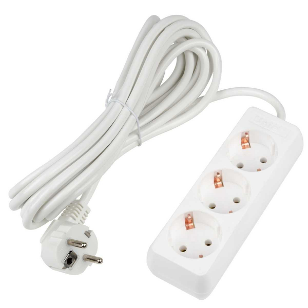 Удлинитель Uniel Ultra 3гн х 5м с/з S-GCU3-5 White UL-00010002 Удлинитель Uniel Ultra 3гн х 5м с/з S-GCU3-5 White UL-00010002