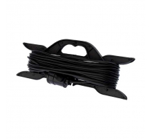 Удлинитель-шнур на рамке PROconnect ПВС 2х0.75, 20 м, б/з, 6 А, 1300 Вт, IP20, черный (Сделано в России) 11-7102