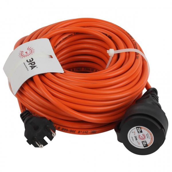 Удлинитель силовой ЭРА UPx-1-2x1-20m-IP44 Б0046806 Удлинитель силовой ЭРА UPx-1-2x1-20m-IP44 Б0046806