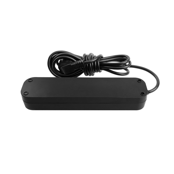 Удлинитель четырехместный с/з с выключателем Stekker HM03-41-05 3x0,75, 5м Home (У10А-003), черный 50426