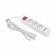 Удлинитель STANDARD 3 гнезда, 3м, 3х1,0мм², с/з, с выключателем, 2 USB, белый REXANT 13-4016
