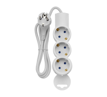 Удлинитель Duwi 3гн 1м с/з 32072 2