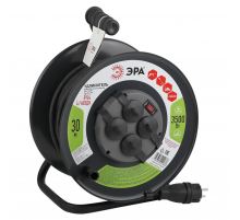 Удлинитель силовой ЭРА RMx-4es-3x2.5-30m-IP44(kg) Б0043058