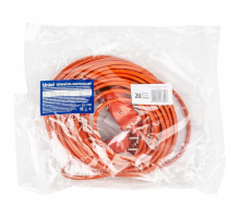 Удлинитель Uniel Ultra 1гн х 20м б/з YX10-101 /UCK-1N/2x1,00/20M/O Orange UL-00010794