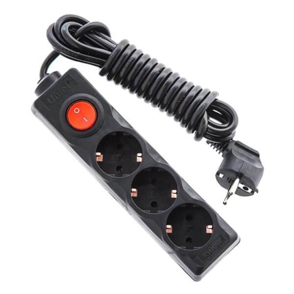 Удлинитель Uniel 2гн х 3м с/з Standard S-GCD3-3B Black UL-00003608 Удлинитель Uniel 2гн х 3м с/з Standard S-GCD3-3B Black UL-00003608