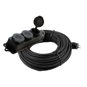 Удлинитель 3-местный с/з КГ 3*1,5мм2, IP44, 30м, 16A Professional PRF03-31-3-30 50349