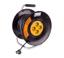 Удлинитель силовой на катушке 4 гнезда с/з 30 м 3х1,5 мм² OPTIMA PROCONNECT 11-7609