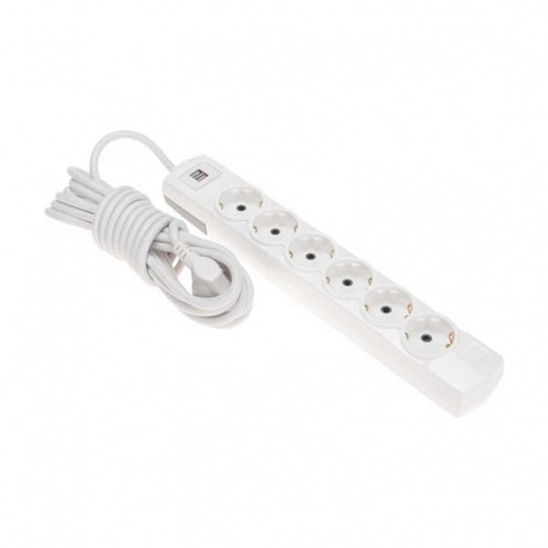 Удлинитель PREMIUM 6 гнезд, 5м, 3х1,5мм², с/з, 2 USB, белый REXANT 13-4123 Удлинитель PREMIUM 6 гнезд, 5м, 3х1,5мм², с/з, 2 USB, белый REXANT 13-4123