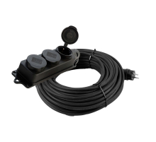 Удлинитель 3-местный с/з КГ 3*1,5мм2, IP44, 20м, 16A Professional PRF03-31-3-20 50348