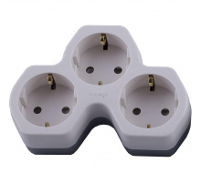 Разветвитель сетевой Stekker 3гн с/з ADP16-13-20 32871