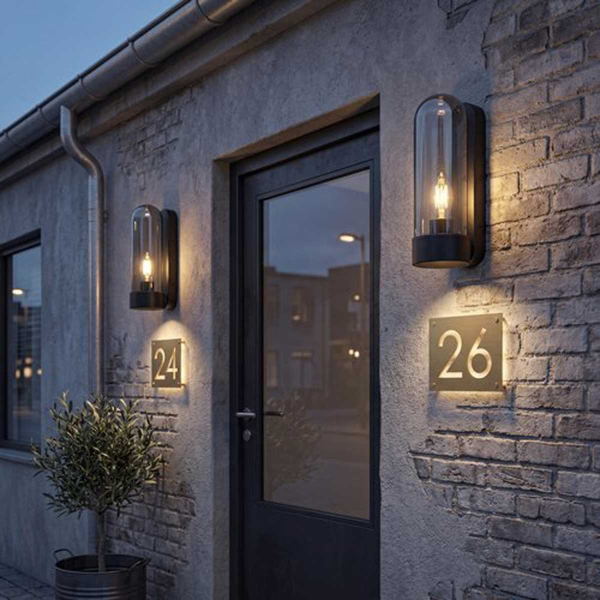 Уличный настенный светильник Reluce 08336-9.2-001JH E27 BK RLOS