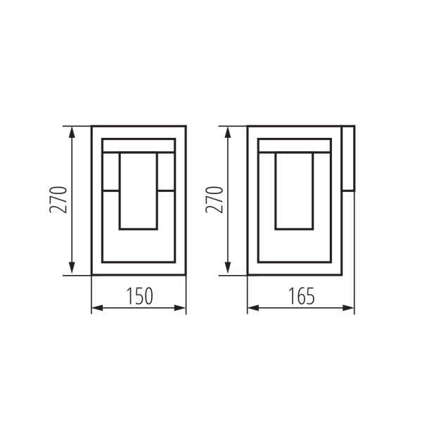 Садовый настенный светильник Kanlux VIMO EL 27 BR 34981 Садовый настенный светильник Kanlux VIMO EL 27 BR 34981