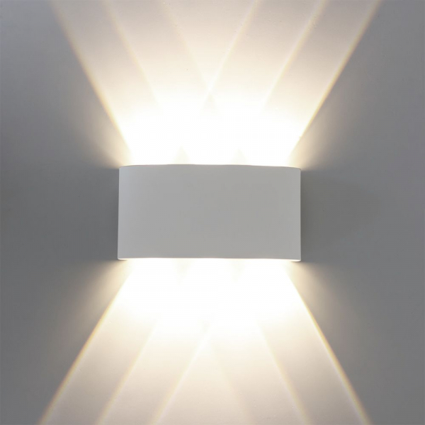 Уличный настенный светодиодный светильник Arte Lamp Bosto A3122AL-6WH Уличный настенный светодиодный светильник Arte Lamp Bosto A3122AL-6WH