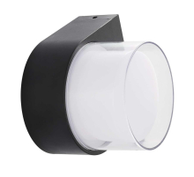 Уличный настенный светодиодный светильник Uniel ULU-P21A-5W/4000K IP65 Black UL-00010515