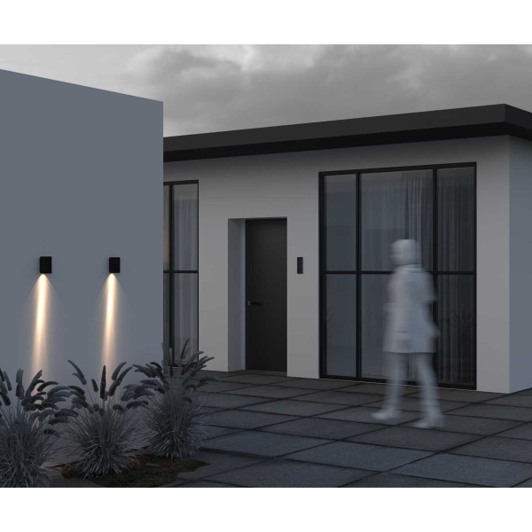 Уличный настенный светильник Maytoni Outdoor Shell O505WL-L3B3K