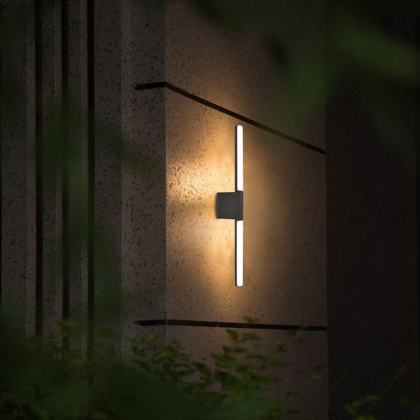 Уличный настенный светодиодный светильник Arte Lamp Calamaro A5191AL-2BK Уличный настенный светодиодный светильник Arte Lamp Calamaro A5191AL-2BK