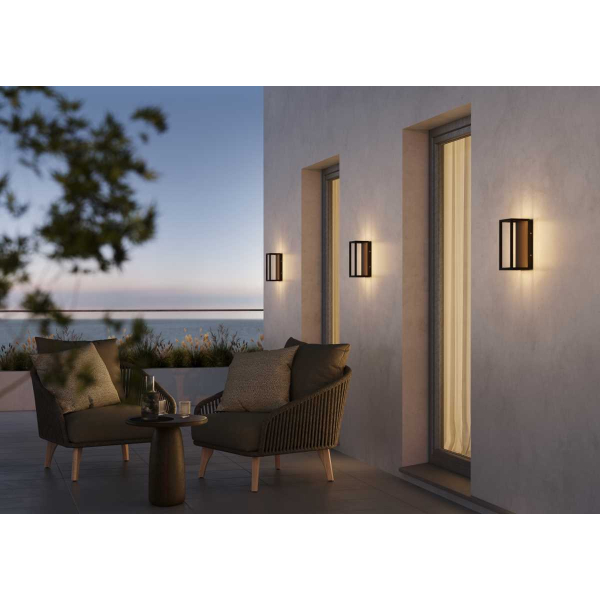 Уличный настенный светильник Maytoni Outdoor Frame O527WL-L12B3K