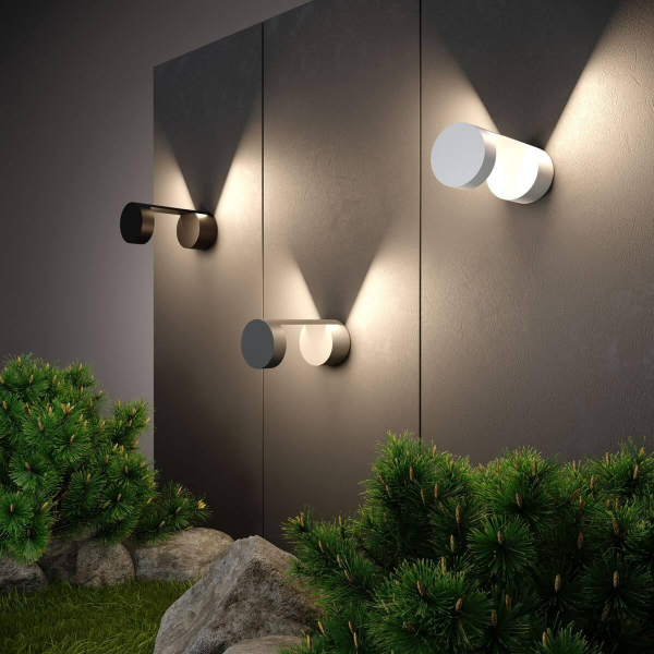 Уличный настенный светодиодный светильник Elektrostandard Nimbus 1540 Techno Led белый a053450 Уличный настенный светодиодный светильник Elektrostandard Nimbus 1540 Techno Led белый a053450