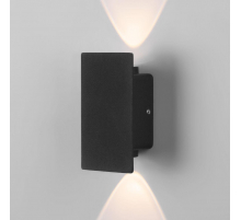 Уличный настенный светодиодный светильник Elektrostandard Mini Light 35154/D черный a060883
