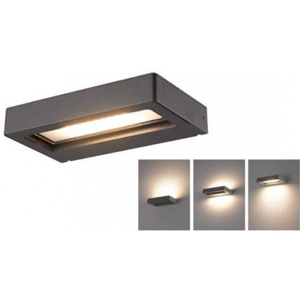 Уличный настенный светодиодный светильник Elvan PJ-1503/1-11W-WW-Gr Уличный настенный светодиодный светильник Elvan PJ-1503/1-11W-WW-Gr
