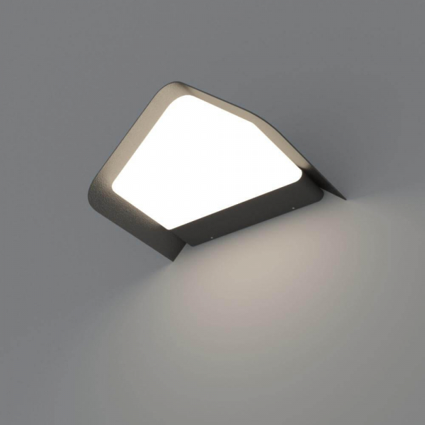 Уличный настенный светодиодный светильник Arlight LGD-Wall-Delta-1B-12W Warm White 019779 Уличный настенный светодиодный светильник Arlight LGD-Wall-Delta-1B-12W Warm White 019779