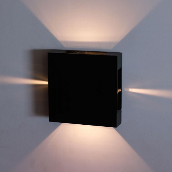 Уличный настенный светодиодный светильник Arte Lamp Algol A1445AL-4BK Уличный настенный светодиодный светильник Arte Lamp Algol A1445AL-4BK