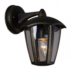 Уличный настенный светильник Reluce 08304-9.2-001SJ Top mount BKG