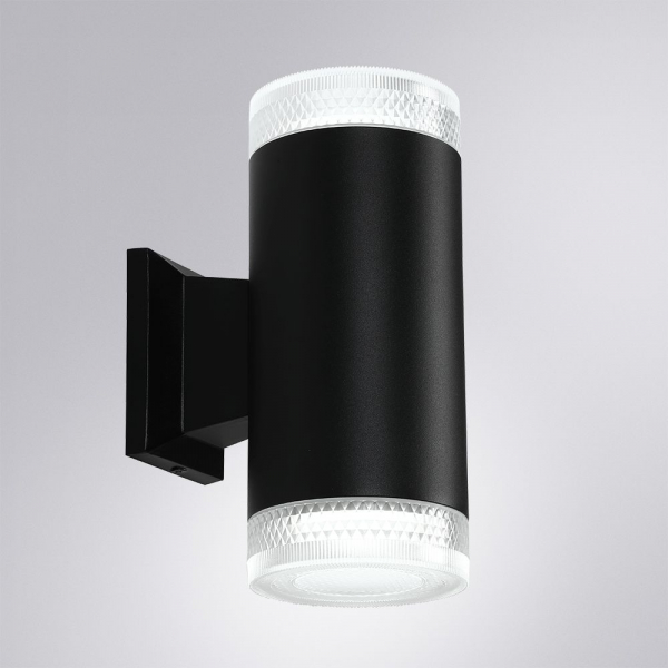 Уличный настенный светильник Arte Lamp Piautos A1926AL-2BK Уличный настенный светильник Arte Lamp Piautos A1926AL-2BK