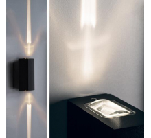 Уличный настенный светодиодный светильник Italline IT01-A150/2 black