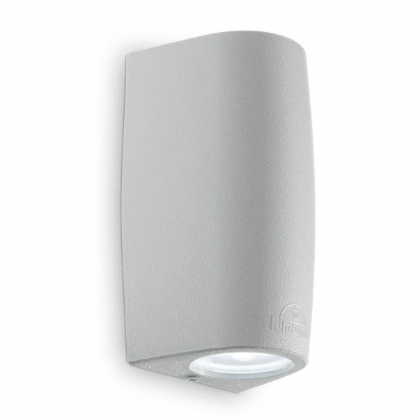 Уличный настенный светильник Ideal Lux Keope Ap2 Grigio 147796 Уличный настенный светильник Ideal Lux Keope Ap2 Grigio 147796