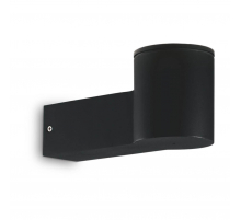 Уличный настенный светильник Ideal Lux Clio MAP1 Nero 146799