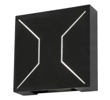 Уличный настенный светильник Uniel ULU-P32B-4W/4000K IP65 BLACK UL-00013620