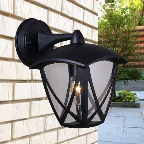 Уличный настенный светильник Reluce 08302-9.2-001SJ Top mount BK Уличный настенный светильник Reluce 08302-9.2-001SJ Top mount BK