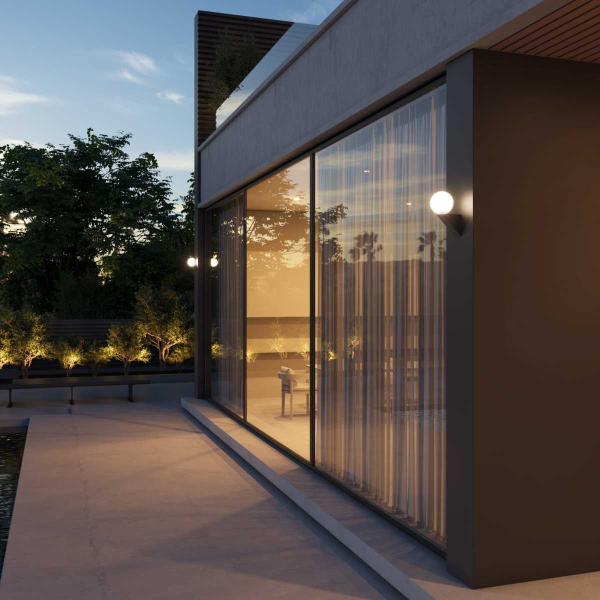 Уличный настенный светильник Elektrostandard Gravity 35003/U черный a062886