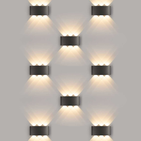 Уличный настенный светодиодный светильник Elektrostandard 1551 Techno Led черный a049671