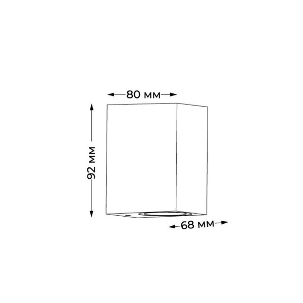 Уличный настенный светильник Italline IT1001